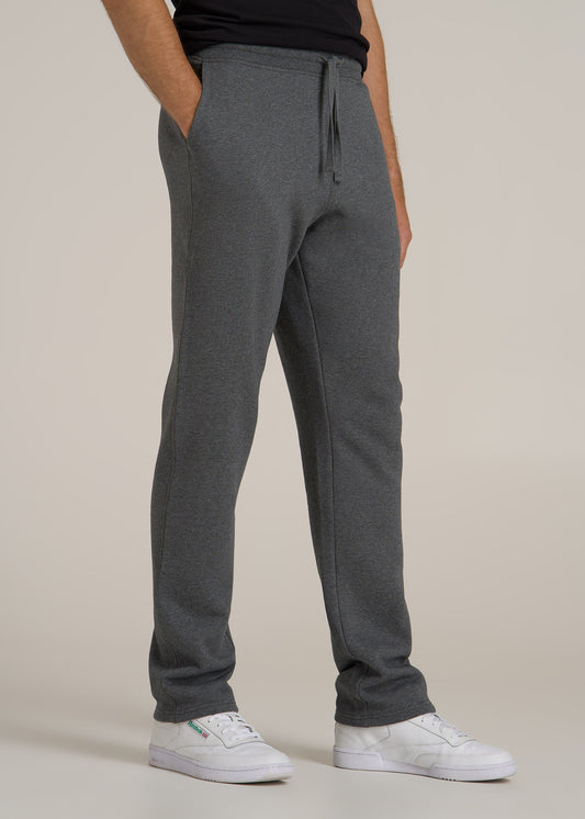 Wearever 2.0 Fleece Straight Leg Sweatpants for Tall Men in Charcoal Mix