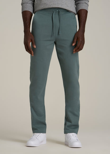 Wearever 2.0 Fleece Straight Leg Sweatpants for Tall Men in Balsam Green