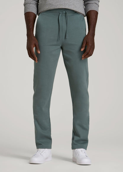 Wearever 2.0 Fleece Straight Leg Sweatpants for Tall Men in Balsam Green