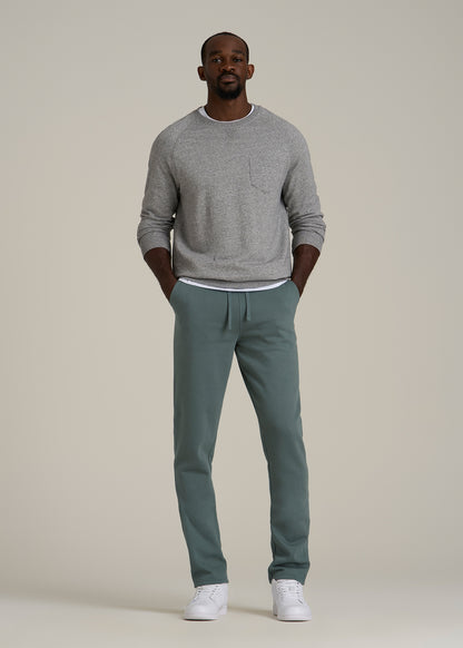 Wearever 2.0 Fleece Straight Leg Sweatpants for Tall Men in Balsam Green