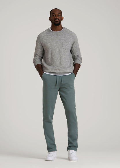 Wearever 2.0 Fleece Straight Leg Sweatpants for Tall Men in Balsam Green