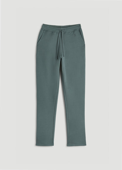 Wearever 2.0 Fleece Straight Leg Sweatpants for Tall Men in Balsam Green