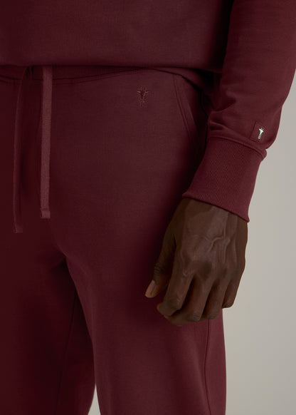Wearever 2.0 Fleece Straight Leg Sweatpants for Tall Men in Tawny Port