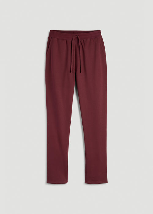 Wearever 2.0 Fleece Straight Leg Sweatpants for Tall Men in Tawny Port