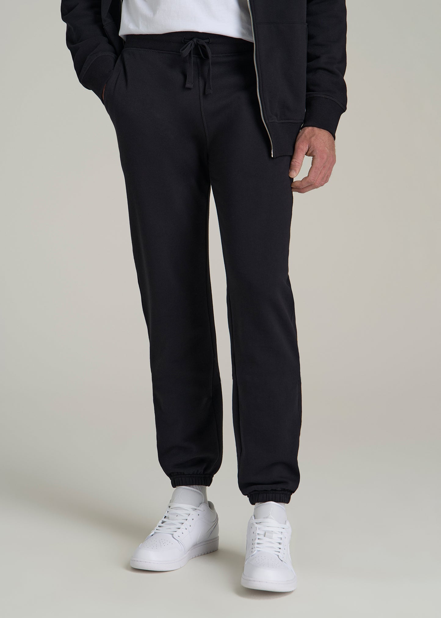 Wearever 2.0 Fleece Sweatpants for Tall Men in Black