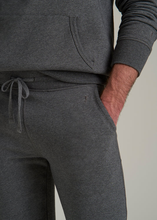 Wearever 2.0 Fleece Sweatpants for Tall Men in Charcoal Mix