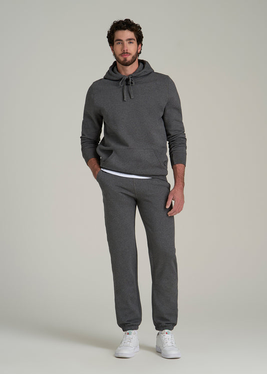 Wearever 2.0 Fleece Sweatpants for Tall Men in Charcoal Mix