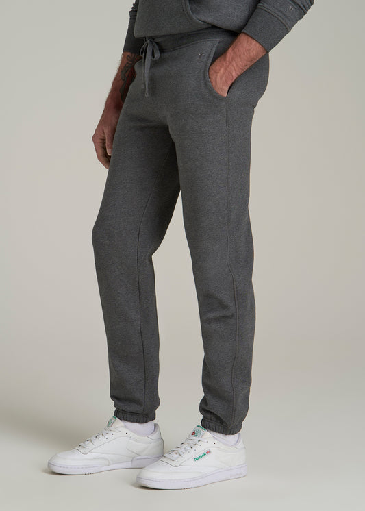 Wearever 2.0 Fleece Sweatpants for Tall Men in Charcoal Mix