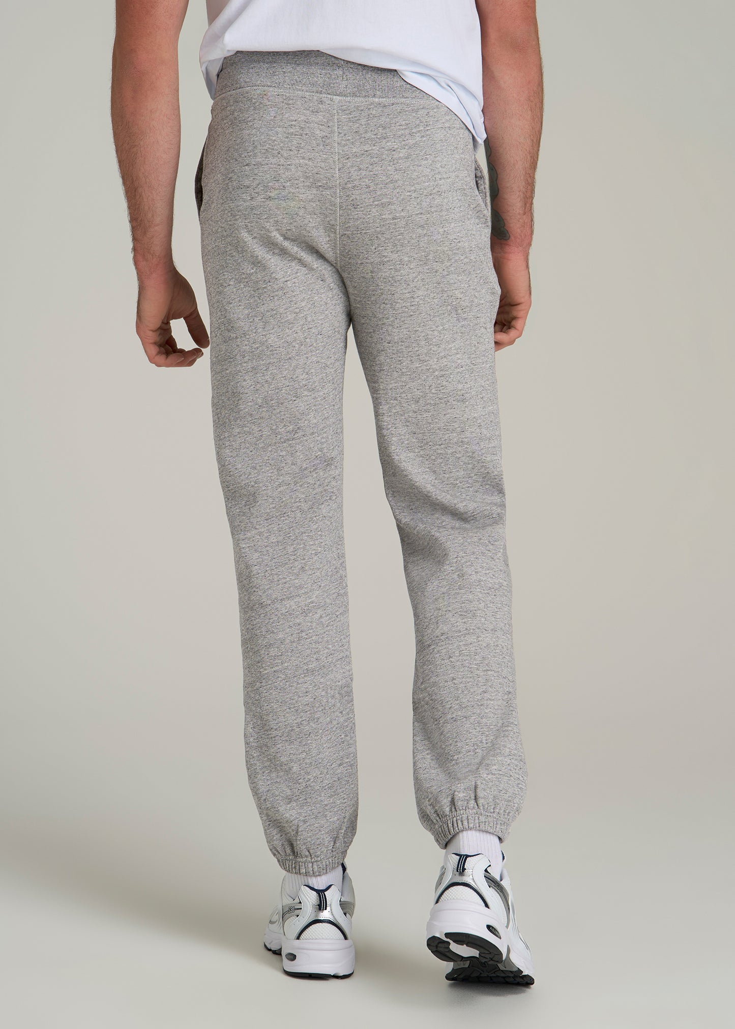 Wearever 2.0 Fleece Sweatpants for Tall Men in Heathered Grey