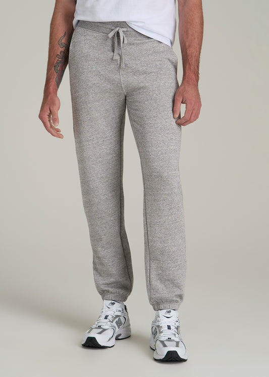 Wearever 2.0 Fleece Sweatpants for Tall Men in Heathered Grey