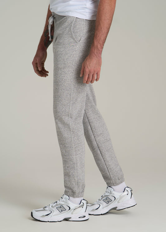 Wearever 2.0 Fleece Sweatpants for Tall Men in Heathered Grey