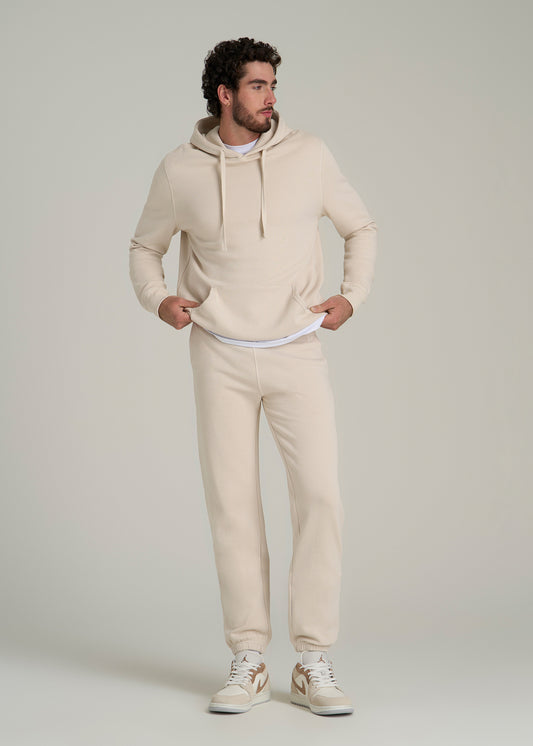 Wearever 2.0 Fleece Sweatpants for Tall Men in Light Stone