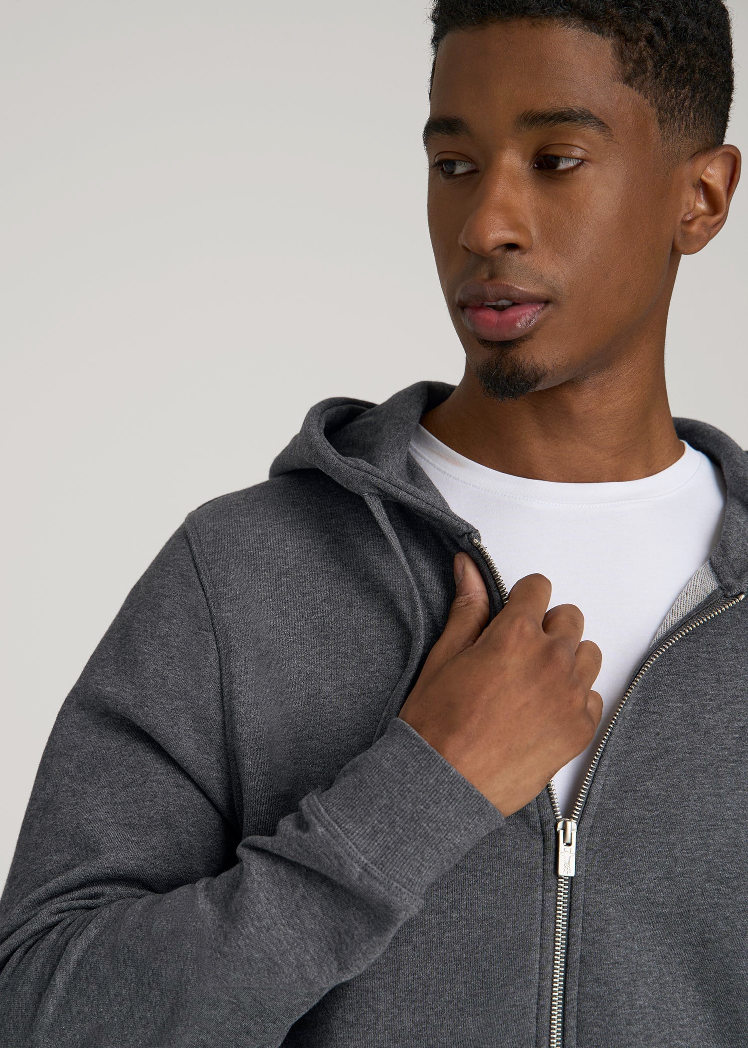 Wearever 2.0 French Terry Full Zip Hoodie for Tall Men | American Tall