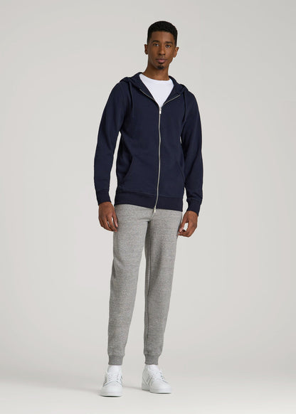 Wearever 2.0 French Terry Full-Zip Hoodie for Tall Men in Evening Blue