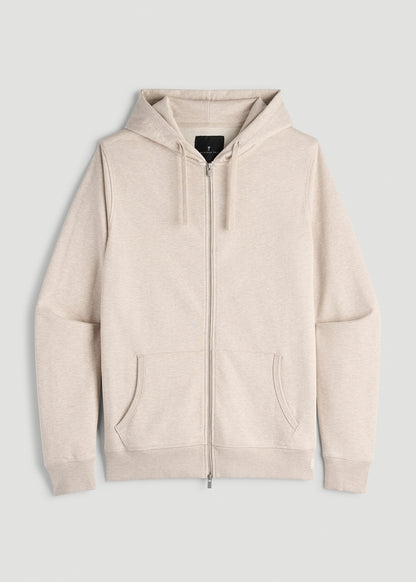 Wearever French Terry Full Zip Hoodie 2.0 in Oatmeal Mix
