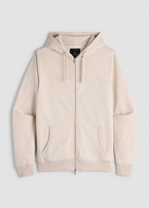 Wearever French Terry Full Zip Hoodie 2.0 in Oatmeal Mix