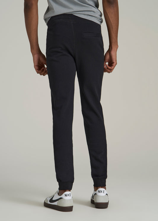 Wearever 2.0 French Terry Joggers for Tall Men in Black