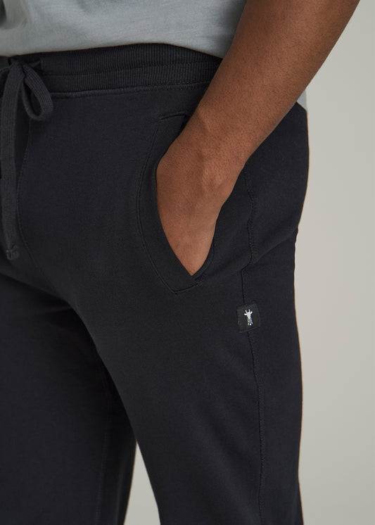 Wearever 2.0 French Terry Joggers for Tall Men in Black