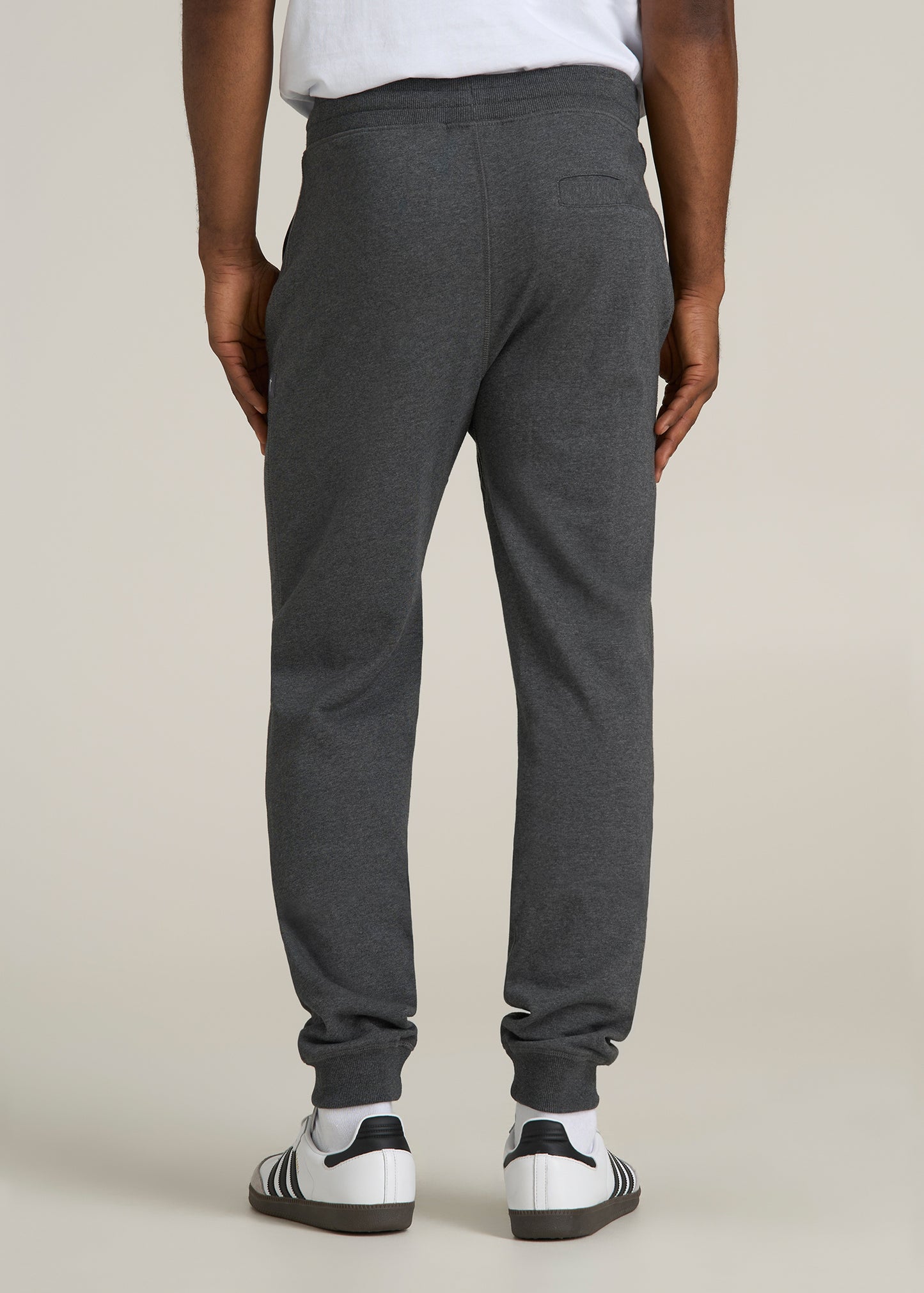 Wearever 2.0 French Terry Joggers for Tall Men in Charcoal Mix