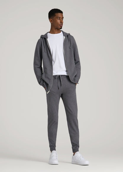 Wearever 2.0 French Terry Joggers for Tall Men in Charcoal Mix