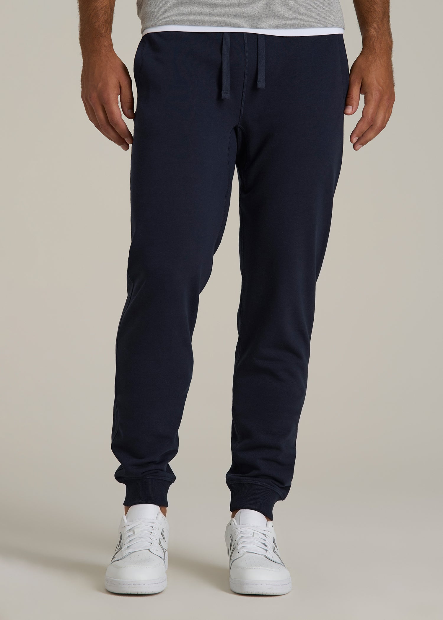 Wearever 2.0 French Terry Joggers for Tall Men in Evening Blue