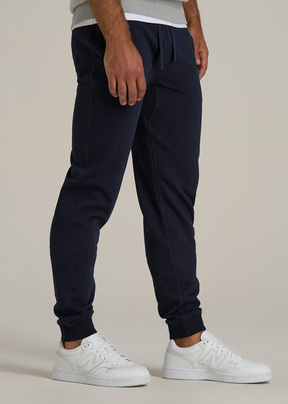 Wearever 2.0 French Terry Joggers for Tall Men in Evening Blue