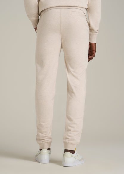 Wearever 2.0 French Terry Joggers for Tall Men in Oatmeal Mix