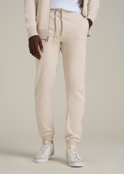 Wearever 2.0 French Terry Joggers for Tall Men in Oatmeal Mix
