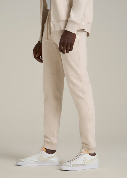Wearever 2.0 French Terry Joggers for Tall Men in Oatmeal Mix