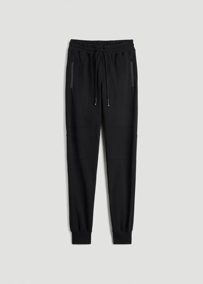 Wearever French Terry Joggers for Tall Men in Black