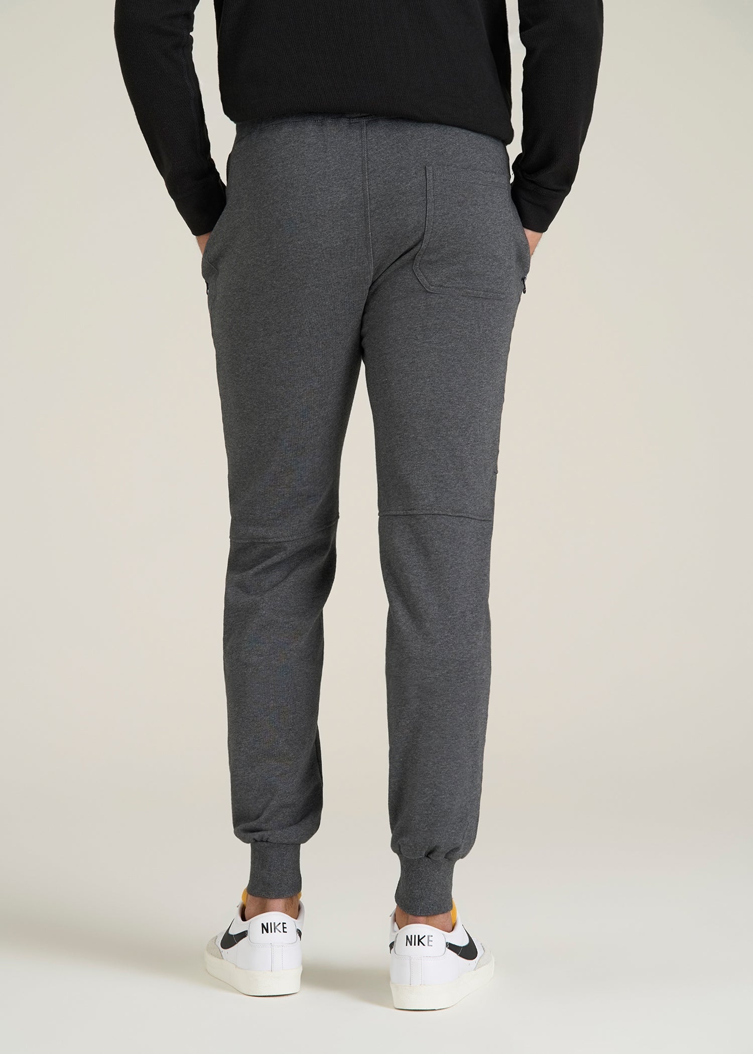 Wearever French Terry Men's Tall Joggers Charcoal Mix | American Tall