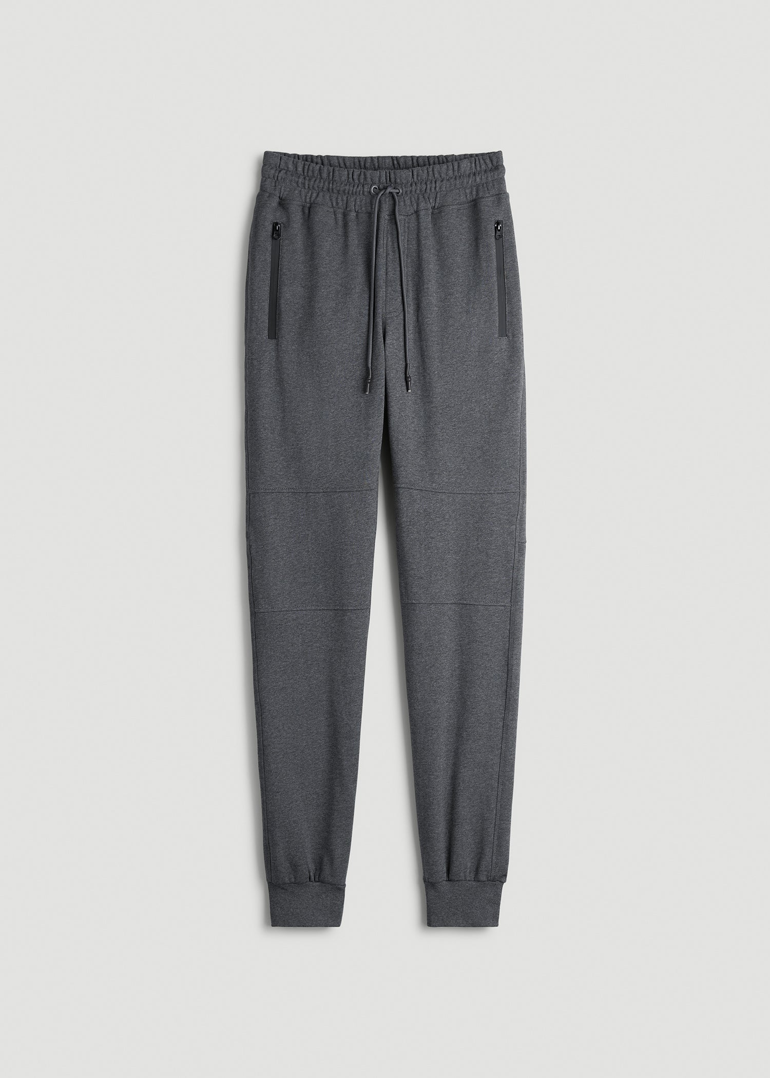 Wearever French Terry Joggers for Tall Men in Charcoal Mix