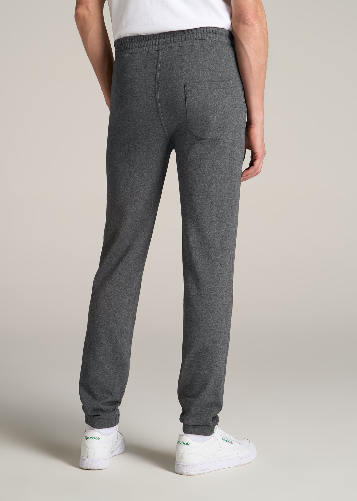 Men's Tall French Terry Sweatpants Charcoal Mix