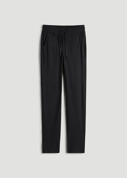 Weekender Stretch Lounge Pants for Tall Men in Black