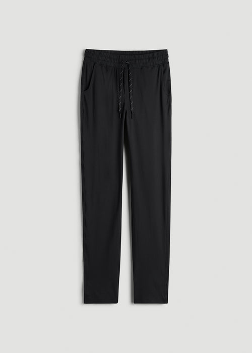 Weekender Stretch Lounge Pants for Tall Men in Black
