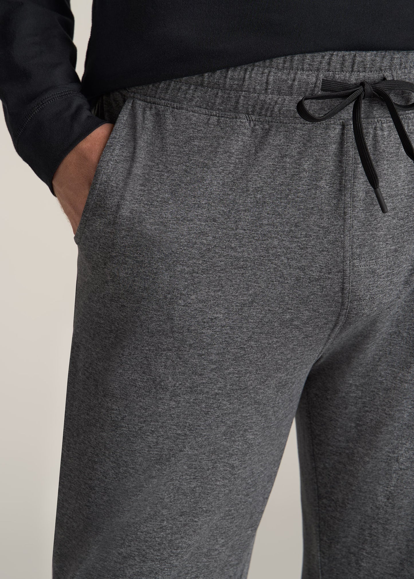 American-Tall-Men-Weekender-Stretch-Lounge-Pant-Charcoal-Mix-detail
