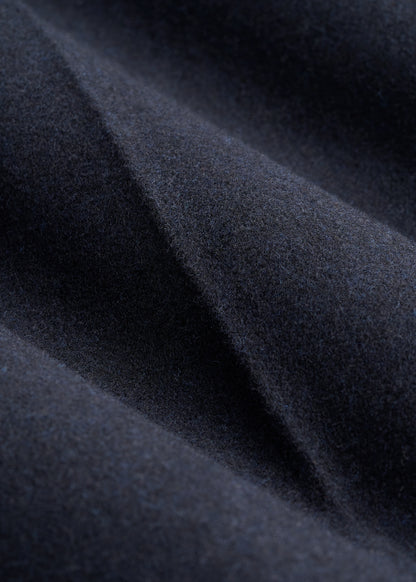 Wool Blend Dress Pants for Tall Men in Raven Blue