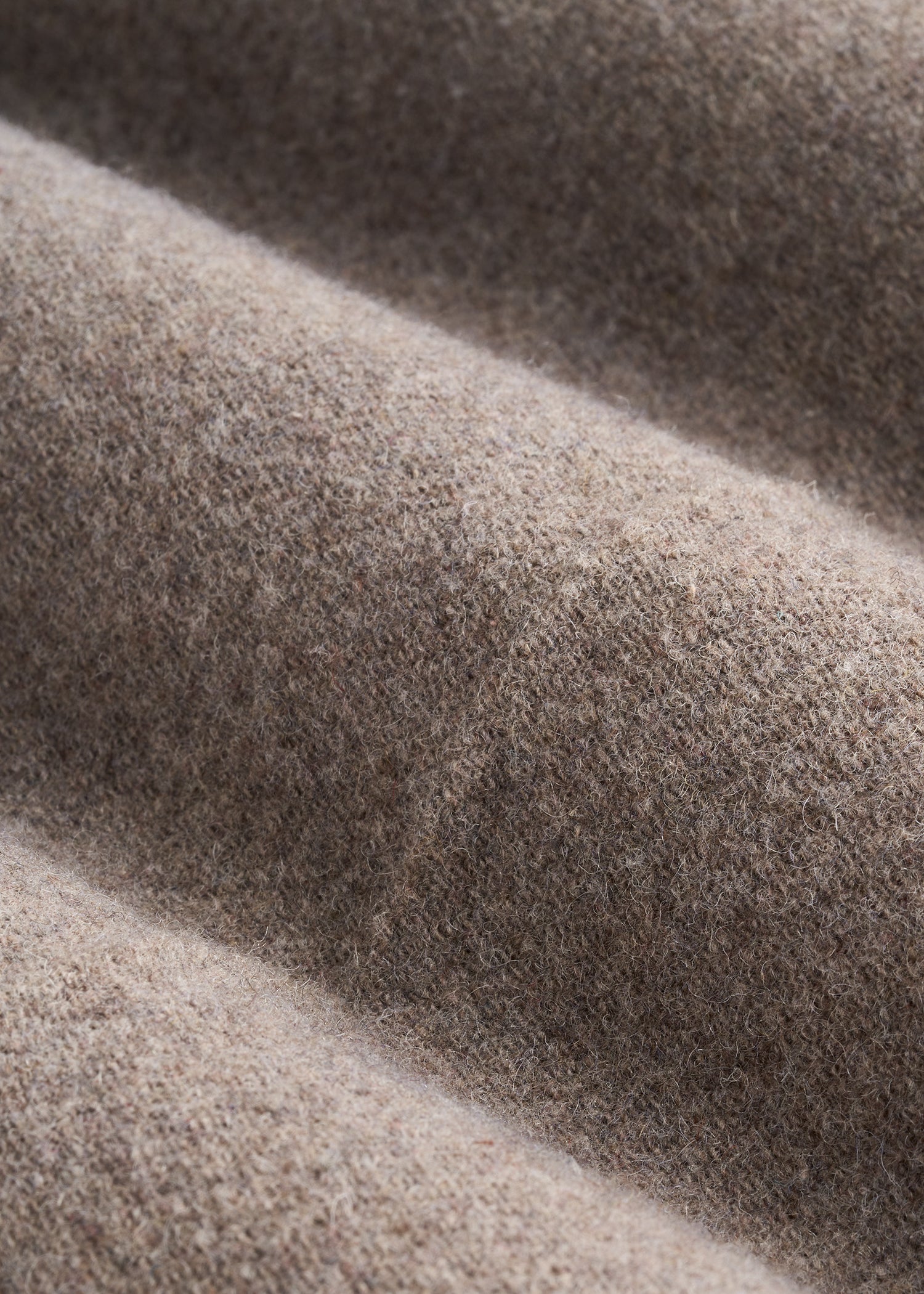 Wool Blend Dress Pants for Tall Men in Taupe Mix