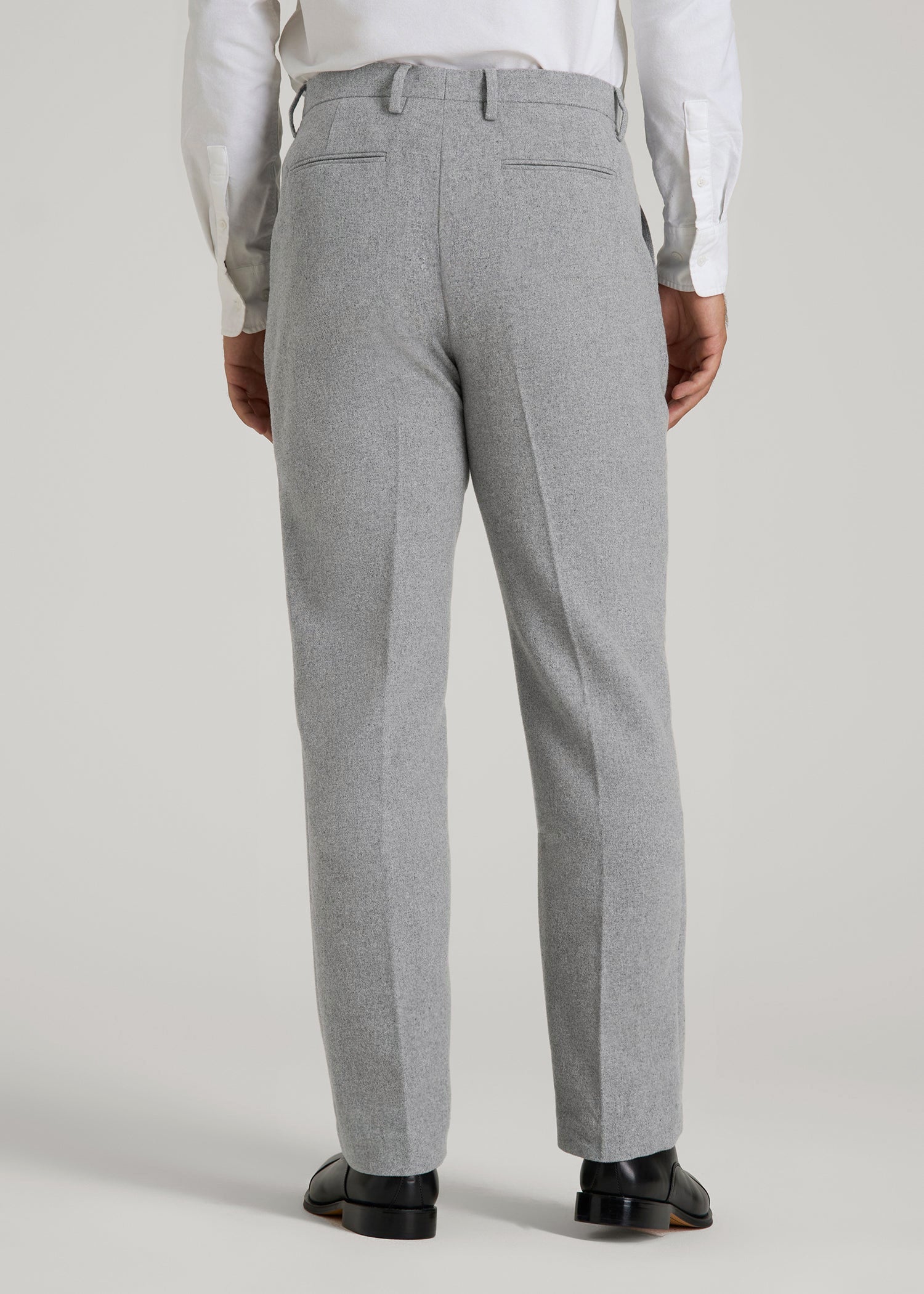 Wool Blend Dress Pants for Tall Men in Tin Grey Mix 34 / 40 / Tin Grey Mix Wool Blend Dress Pants for Tall Men in Tin Grey Mix 34 / 40 / Tin Grey Mix