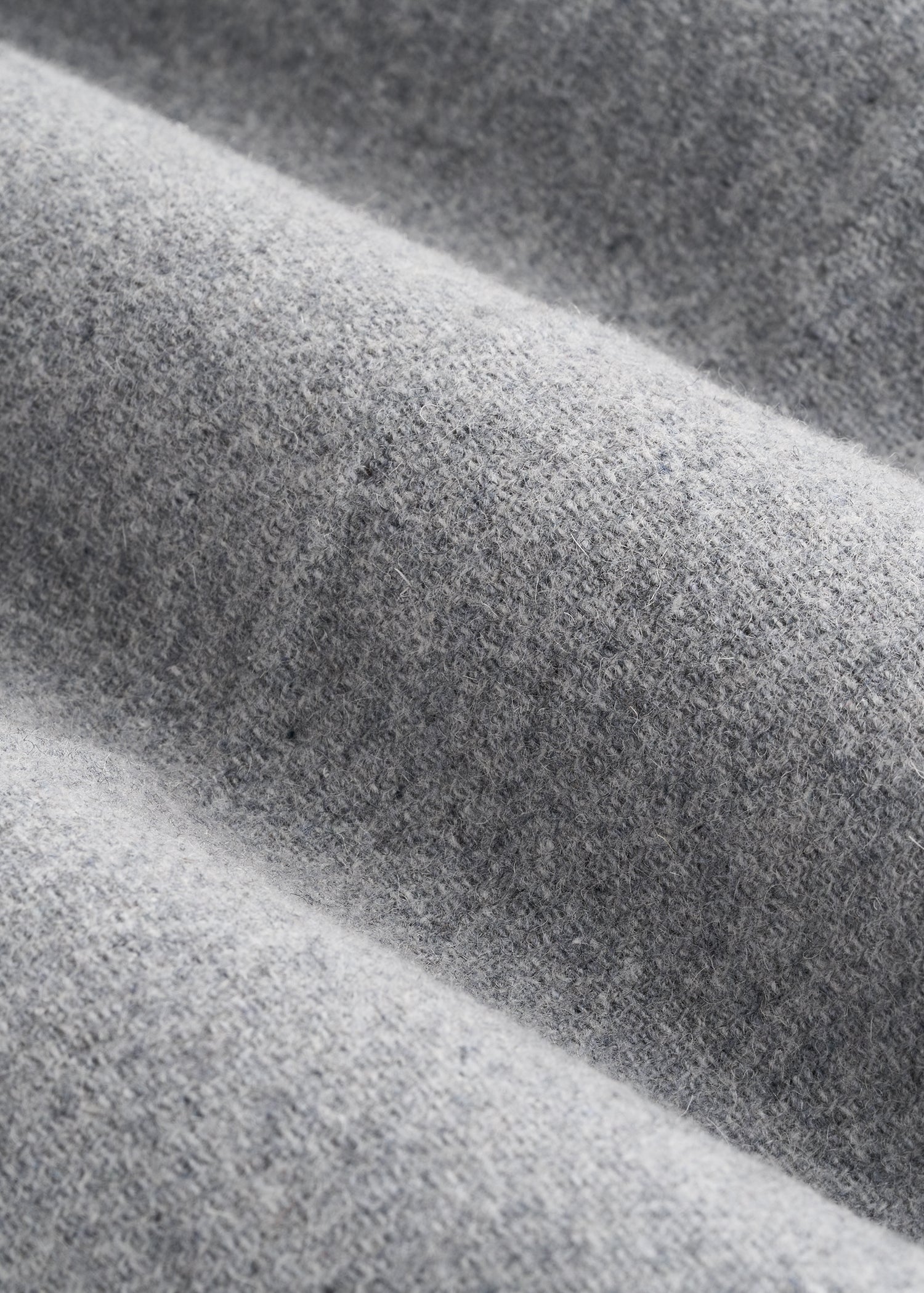 Wool Blend Dress Pants for Tall Men in Tin Grey Mix