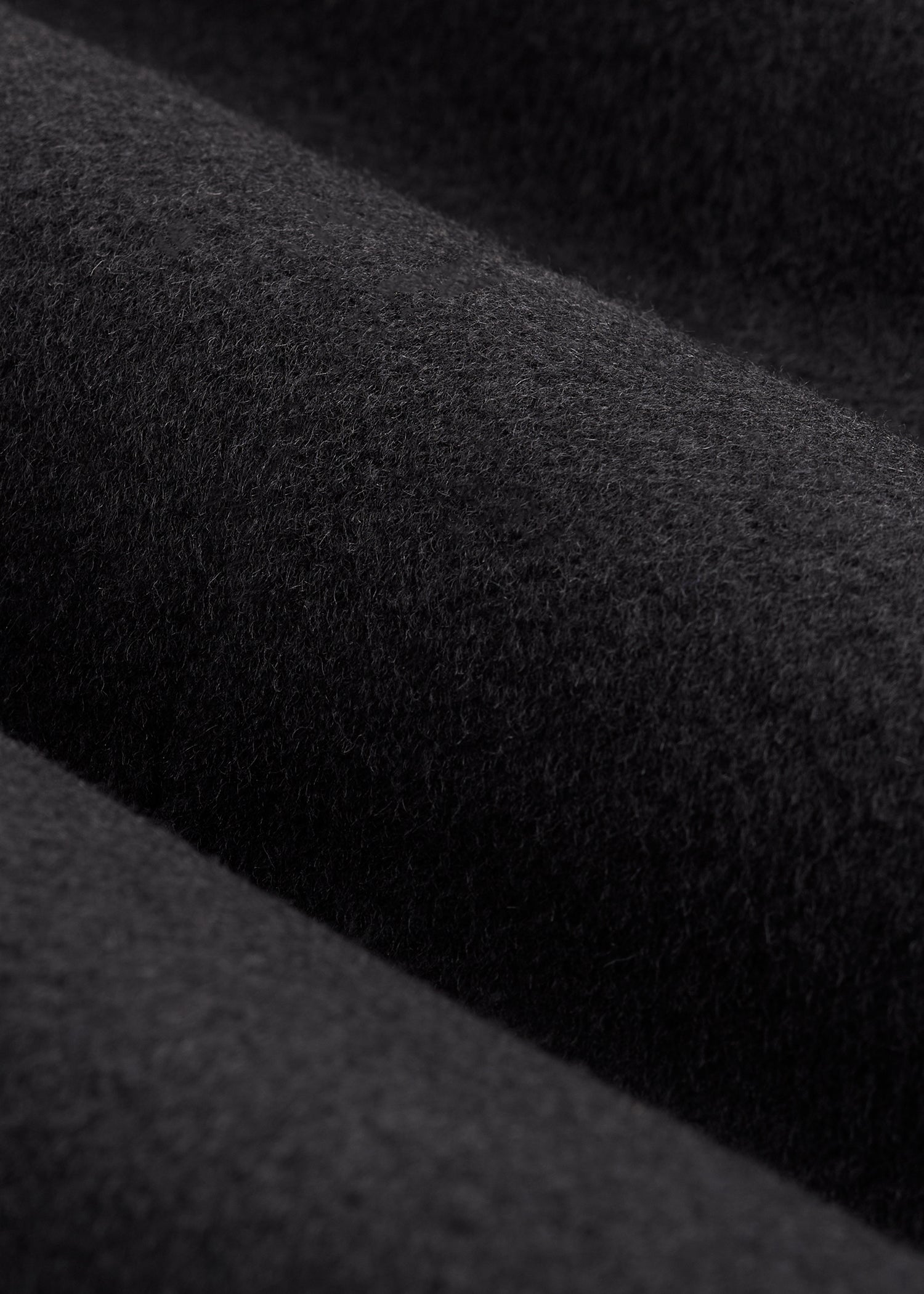 Wool Coat for Tall Men in Charcoal Mix