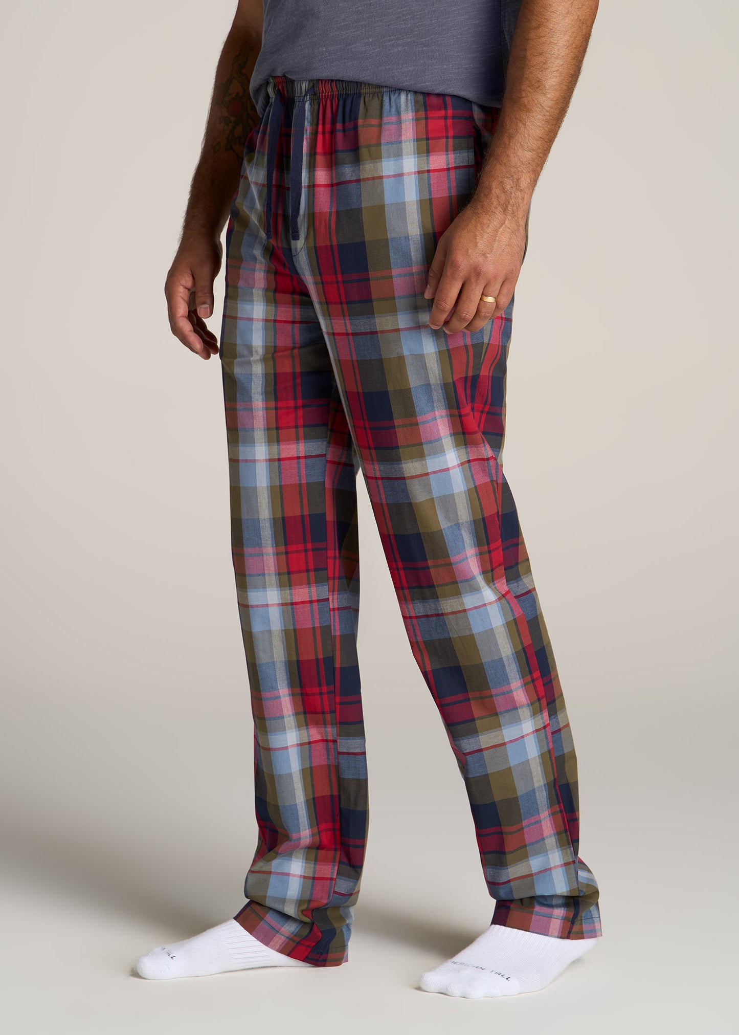 Woven Pajama Pants for Tall Men