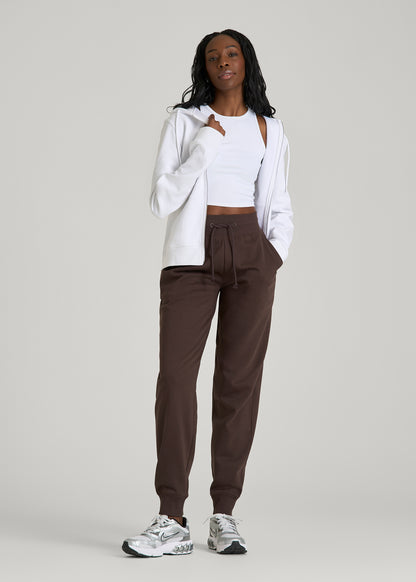 A.T. Basics Athletic Joggers for Tall Women in Espresso