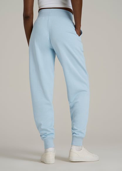 A.T. Basics Athletic Joggers for Tall Women in Ice Blue
