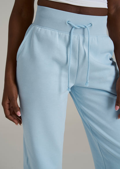 A.T. Basics Athletic Joggers for Tall Women in Ice Blue