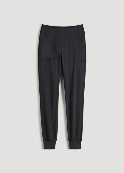 Balance Pocket Joggers for Tall Women in Black