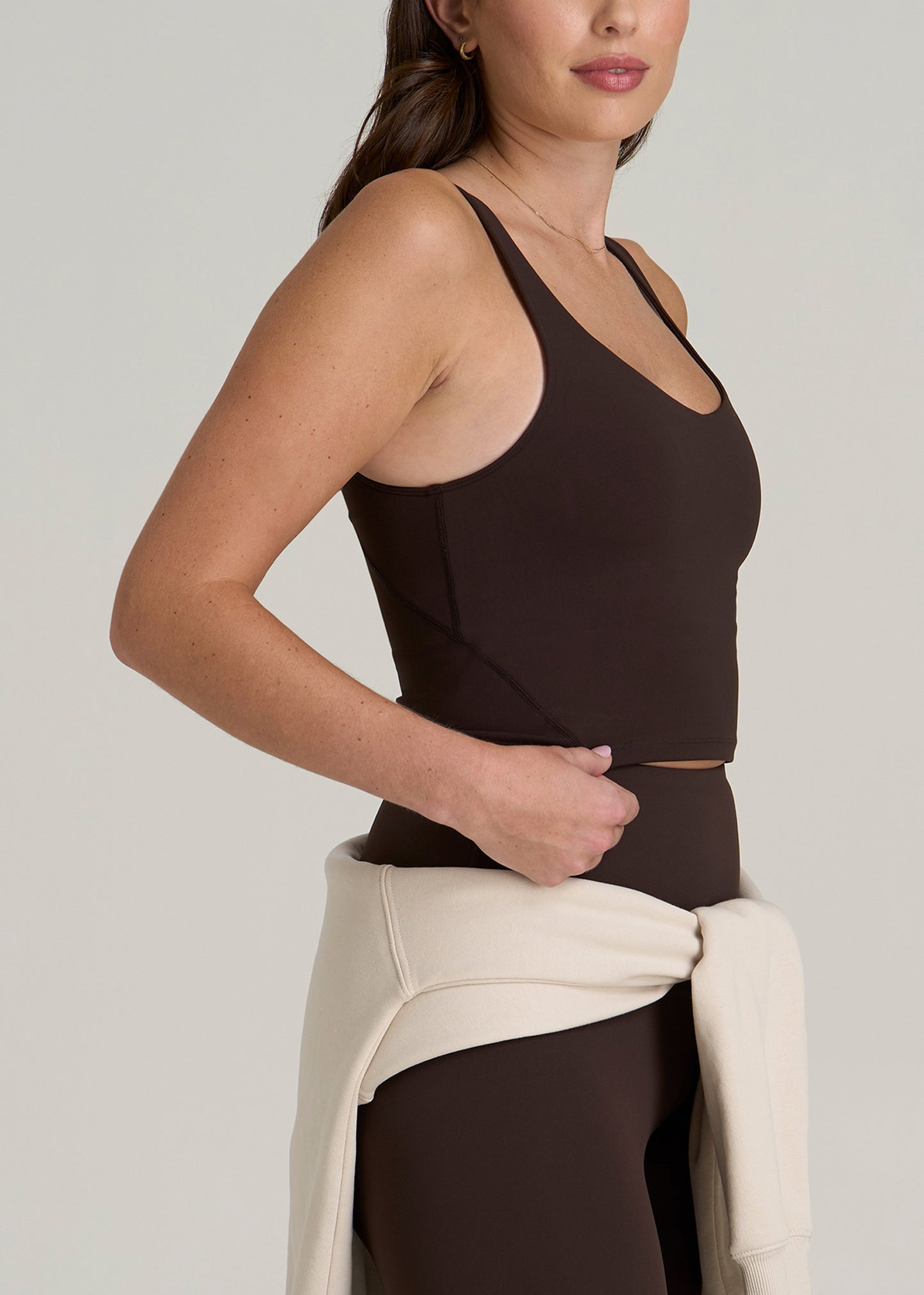 Balance Tank Top in Espresso - Women's Tall Tank Tops