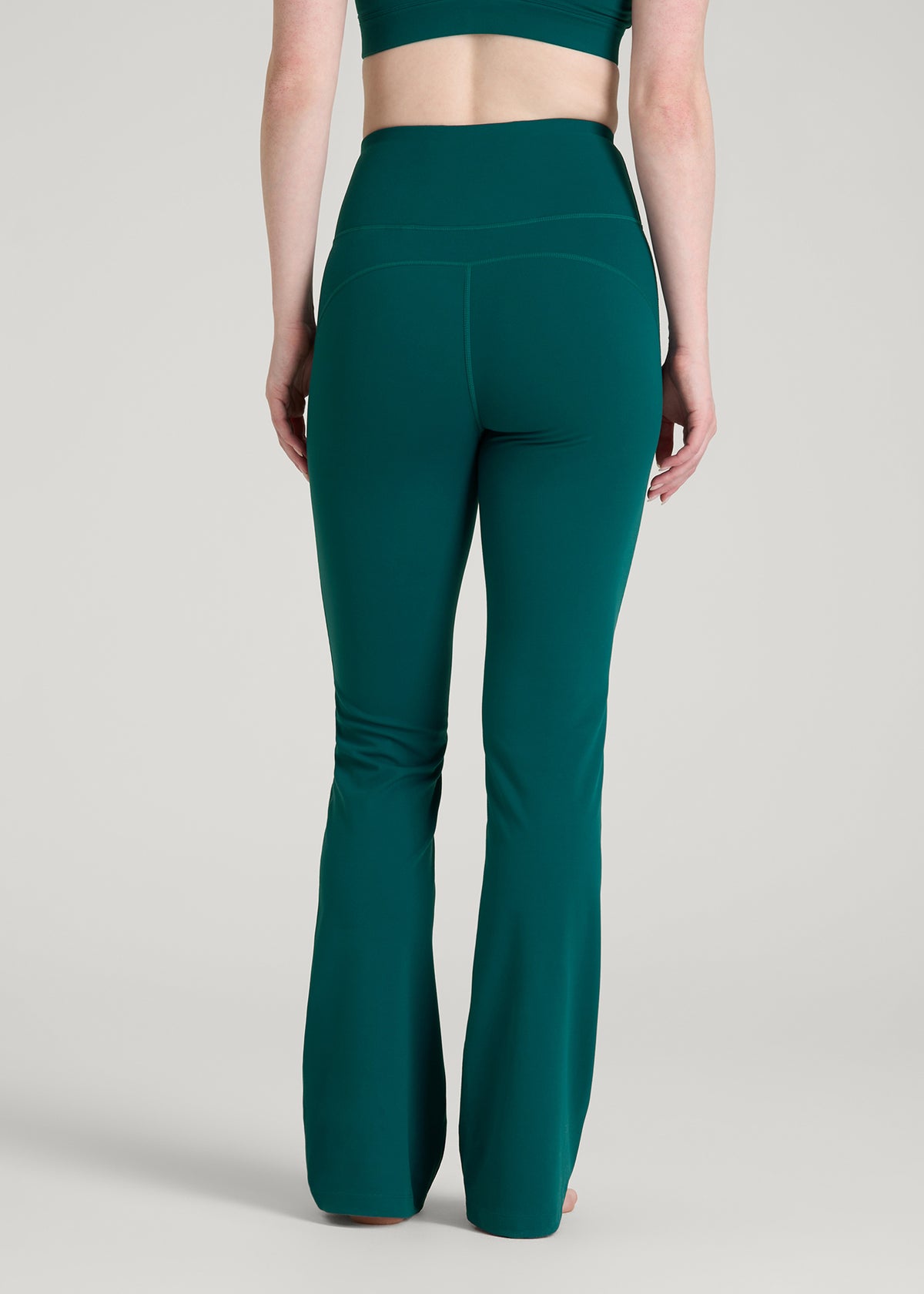 Balance Flare Yoga Pants for Tall Women in Deep Teal – American Tall