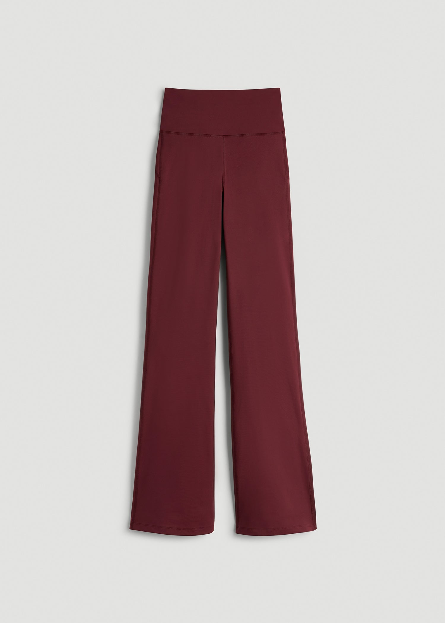 Balance Flare Yoga Pants for Tall Women in Tawny Port