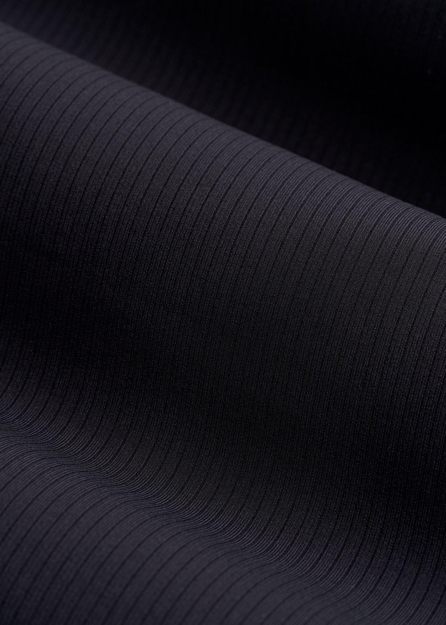 Balance Flare Yoga Pants for Tall Women in Ribbed Black